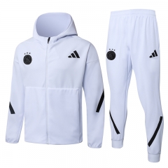 2025-2026 Ajax White Thailand Soccer Jacket Uniform With Hat-815