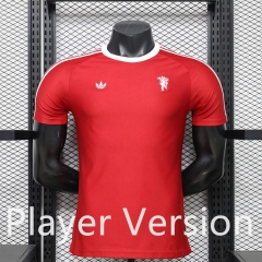 Player Version 26-27 Casual Version Manchester United Red Thailand Soccer Jersey AAA-888