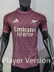 Player Version 26-27 Arsenal Maroon Thailand Soccer Jersey AAA-0871