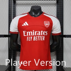 Player Version 26-27 Arsenal Home Red Thailand Soccer Jersey AAA-888