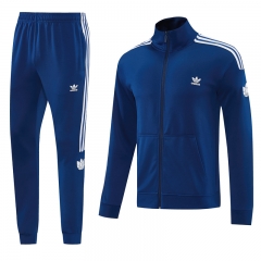 Adidas Blue Thailand Soccer Jacket Uniform-LH