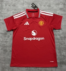 (S-4XL) 26-27 Manchester United Home Red Thailand Soccer Jersey AAA-4506