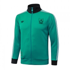 25-26 Liverpool Green Thailand Soccer Jacket-815