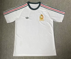 (S-4XL) Retro Version 1986 Mexico Away White Thailand Soccer Jersey AAA-912