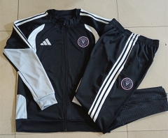 26-27 Inter Miami CF Black Thailand Soccer Jacket Uniform-815