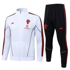 25-26 AC Milan White Thailand Jacket Uniform-815