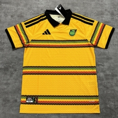 (S-4XL) 2026 World Cup Jamaica Home Yellow Thailand Soccer Jersey AAA-4506