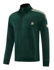 Adidas Dark Green Thailand Soccer Jacket-LH