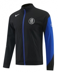 26-27 Chelsea Black Thailand Soccer Coat-LH