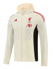 26-27 Liverpool Beige Thailand Soccer Coat With Hat-LH