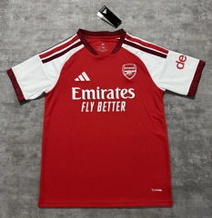 (S-4XL) 26-27 Arsenal Home Red Thailand Soccer Jersey AAA-4506