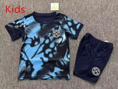 26-27 Uruguay Away Royal Blue Kids/Youth Soccer Uniform-7358