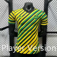 Player Version 26-27 Special Version Jamaica Yellow&Green Thailand Soccer Jersey AAA-3596