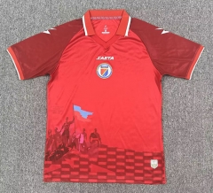 (S-4XL) 26-27 Haiti 2nd Away Red Thailand Soccer Jersey AAA-8025