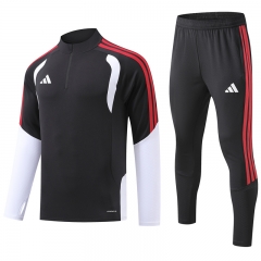 26-27 Adidas Black Thailand Soccer Tracksuit-GDP