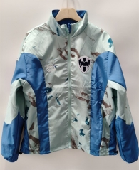 26-27 Monterrey Blue Double-Sided Wear Embroidered Thailand Trench Coats-0255