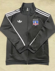 26-27 Colo-Colo Black Thailand Soccer Jacket-2044