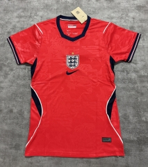 2026 World Cup England Away Red Women Thailand Soccer Jersey AAA-4506
