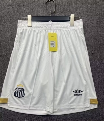 26-27 Santos FC Home White Thailand Soccer Shorts
