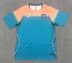 (S-4XL) 26-27 Australia Away Blue Thailand Soccer Jersey AAA-8025