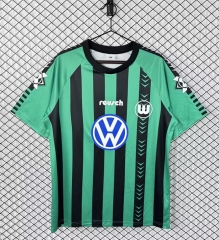 Retro Version 94-95 Wolfsburg Away Black&Green Thailand Soccer Jersey AAA-3257