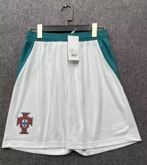 26-27 Portugal Away White Thailand Soccer Shorts