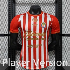 Player Version 26-27 Deportivo Guadalajara Home Red&White Thailand Soccer Jersey AAA-888