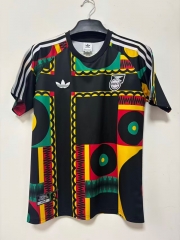 (S-4XL) 26-27 Special Version Jamaica Black Thailand Soccer Jersey AAA-2483