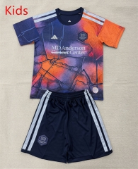 26-27 Houston Dynamo Away Purple&Orange Kids/Youth Soccer Uniform-AY