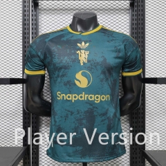 Player Version 26-27 Special Version Manchester United Dark Green Thailand Soccer Jersey AAA-888