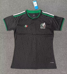 26-27 Mexico 2nd Away Black Women Thailand Soccer Jersey AAA