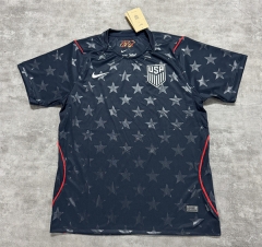 (S-4XL) 2026 USA Away Black Thailand Soccer Jersey AAA-4506