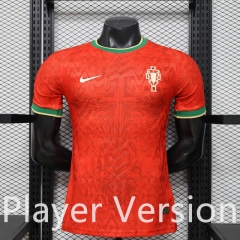 Player Version 26-27 Special Edition Portugal Red Thailand Soccer Jersey AAA-3596