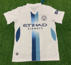 26-27 Manchester City Away White Thailand Soccer Jersey AAA-2483