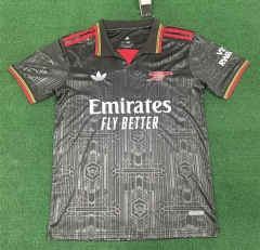 (S-4XL) 26-27 Special Version Arsenal Black Thailand Soccer Jersey AAA-2414
