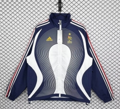 Retro Version 06-07 France Blue&White Thailand Trench Coats-3257