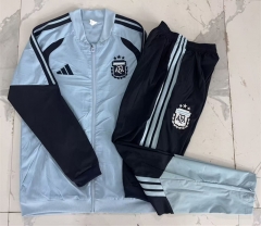 26-27 Argentina Light Blue Thailand Soccer Coat Uniform-815