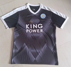 Retro Version 15-16 Leicester City Away Black Thailand Soccer Jersey AAA-2044