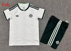 26-27 Northern Ireland Away White Kids/Youth Soccer Uniform-7809