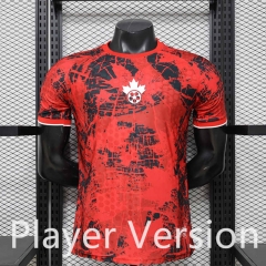 (S-3XL) Player Version 26-27 Canada Red Thailand Soccer Jersey AAA-888
