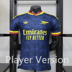Player Version 26-27 Arsenal Away Royal Blue Thailand Soccer Jersey AAA-888