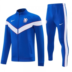 26-27 Chelsea Color Blue Thailand Soccer Jacket Unifrom-4627