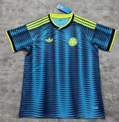 (S-4XL) 2026 World Cup Colombia Away Blue Thailand Soccer Jersey AAA-4506
