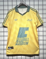 (S-4XL) 26-27 Joint Version Jamaica Yellow Thailand Soccer Jersey AAA-7209