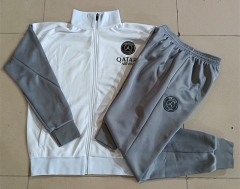 26-27 Jordan Paris SG White Thailand Soccer Jacket Unifrom-815