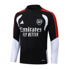 26-27 Arsenal Black Thailand Soccer Tracksuit Top-815