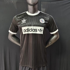 26-27 Casual Adi&Oasis Black Thailand Soccer Jersey AAA-9609